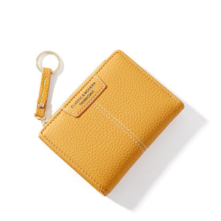 Buy yellow Women Solid Color Short Wallet