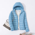 Women Slim Portable Short Thin Down Jacket