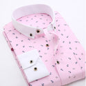 Men Floral Print Collared Shirt