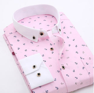 Buy style-4 Men Floral Print Collared Shirt