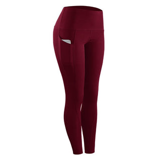 Buy red Women Fitness Leggings with Pocket