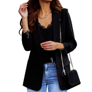 Women Elegant Open Blazer