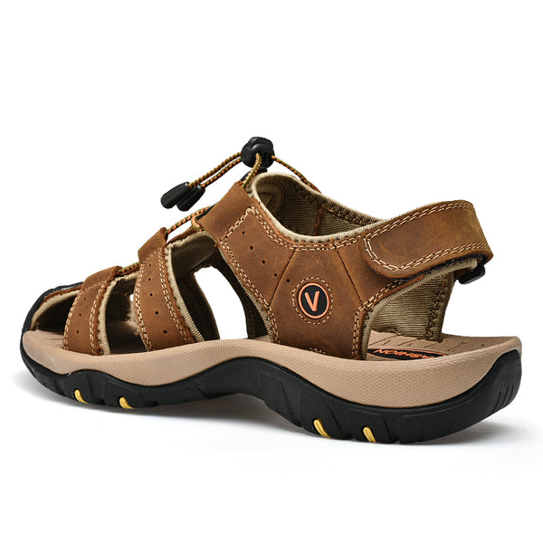 Men's Trendy Leather Toe Sandals