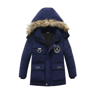 Buy blue Thick Children&#39;s Cotton Coat