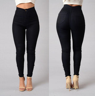 Buy black Women&#39;s Casual Denim Pants