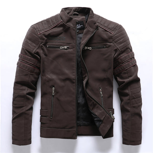 Men Winter Leather Jacket