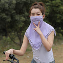 Women Chiffon One-Piece Mask Scarf