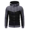 Men Casual Hooded Start Sweatshirt Suit