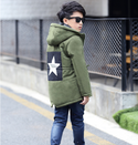 Kids Five-pointed Star Trench Coat