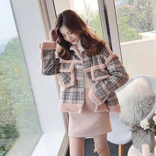 Women Plush And Fur Coat