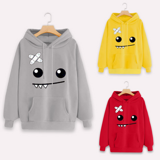 Unisex Cartoon Printed Hoodie