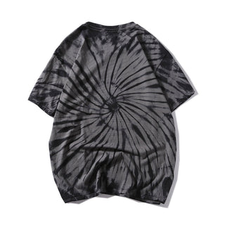 Buy grey Men Tie-dye Short Sleeve T-Shirt