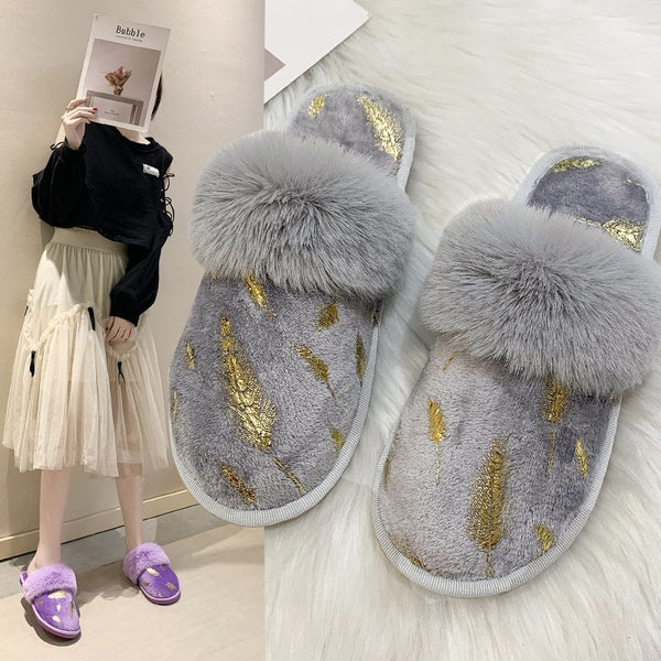 Women  Plush Slip-on Comfort Shoes