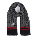 Unisex Cotton Luxury Patterned Scarf