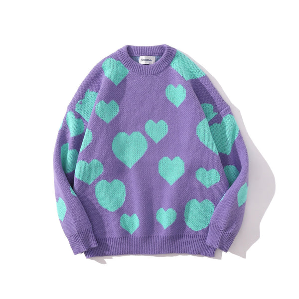 Heart Full Jacquard Sweater