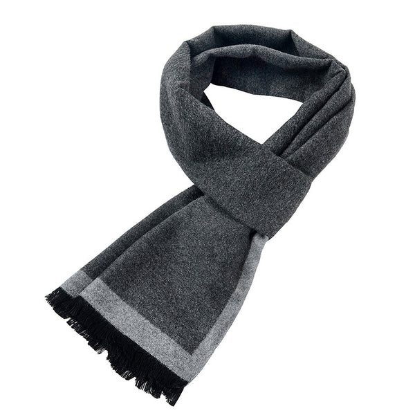 Unisex Striped Neutral Scarf