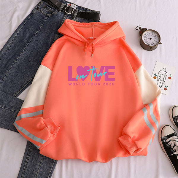 Women Long Sleeve Printing Hoodie