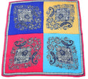 Women Multi-Patterned Printed Silk Scarf