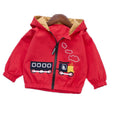 Boys Cartoon Train Jacket