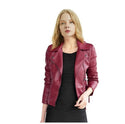 Women Viper Snake Leather Jacket