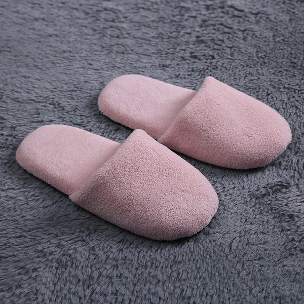 Coral Velvet Plush Slip-on Comfort Shoes