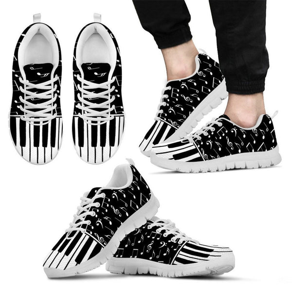 Women Musical Print Sneakers