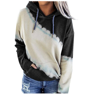 Buy black Women Tie-Dye Hoodie