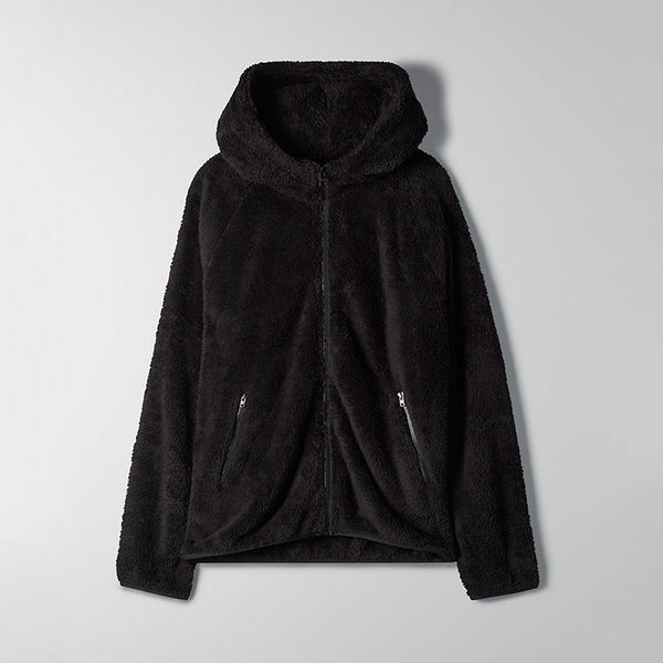 Fleece Zip-up Hooded Sweater