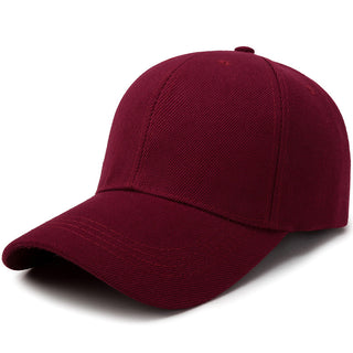 Buy wine-red Solid Colored Adjustable Sun Hat