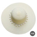 Women Plain Heart Patterned Straw Hat