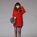 Women Loose Fur Lined Cardigan Coat