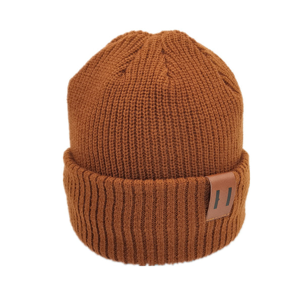 Solid Colored Knitted Wild Wool Hat