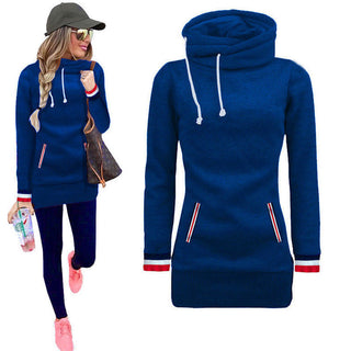 Long Sleeve Pullover Slim Fit Lengthened Hoodie