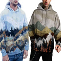 Men Printed Super Flexible Hoodie