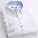 Men Casual Cotton Long-sleeved Shirt