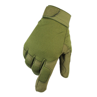 Buy army-green Unisex Wear-resistant Breathable Full-finger Touch Screen Gloves