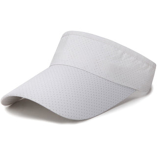 Buy white Women Canvas Sun Visor Hat