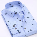 Men Floral Print Collared Shirt