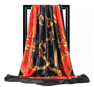 Women Carriage-Chain Patterned Scarf and Shawl