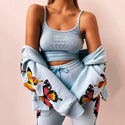 Two Piece Butterfly Sweater Suit