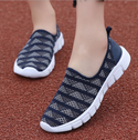 Women Woven Mesh Slip-on Sneakers