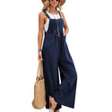 Overalls Casual Loose Rompers Jumpsuits With Pockets