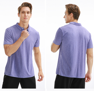 Buy purple Men Sports  Polo T-shirt