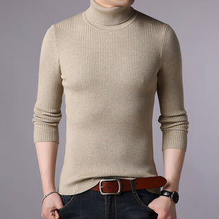 Buy beige Men Casual Knitted Sweater