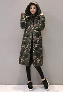 Women's Long Quilted Winter Jacket