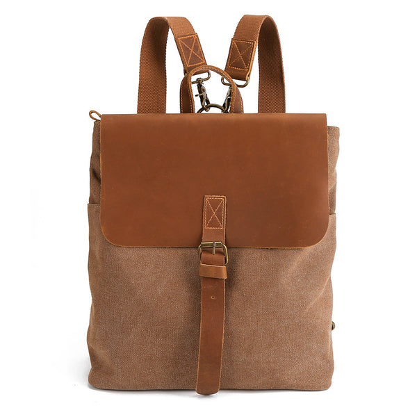 Horse Leather Saddle Backpack