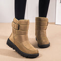 Women Velcro Winter Warm Snow Boots