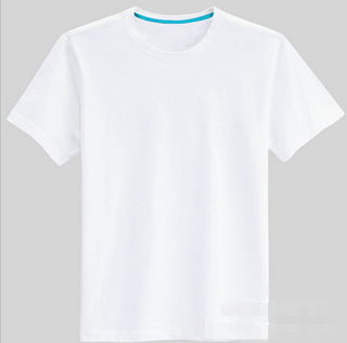 Buy white Pure Cotton Solid Colored T-shirt