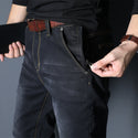 Men Denim Straight Pants