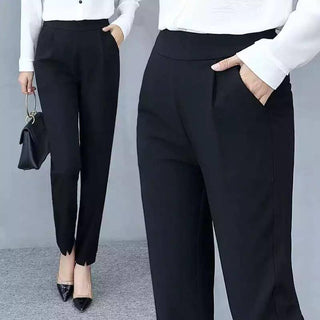 Buy black Business Casual Harem Dress Pants